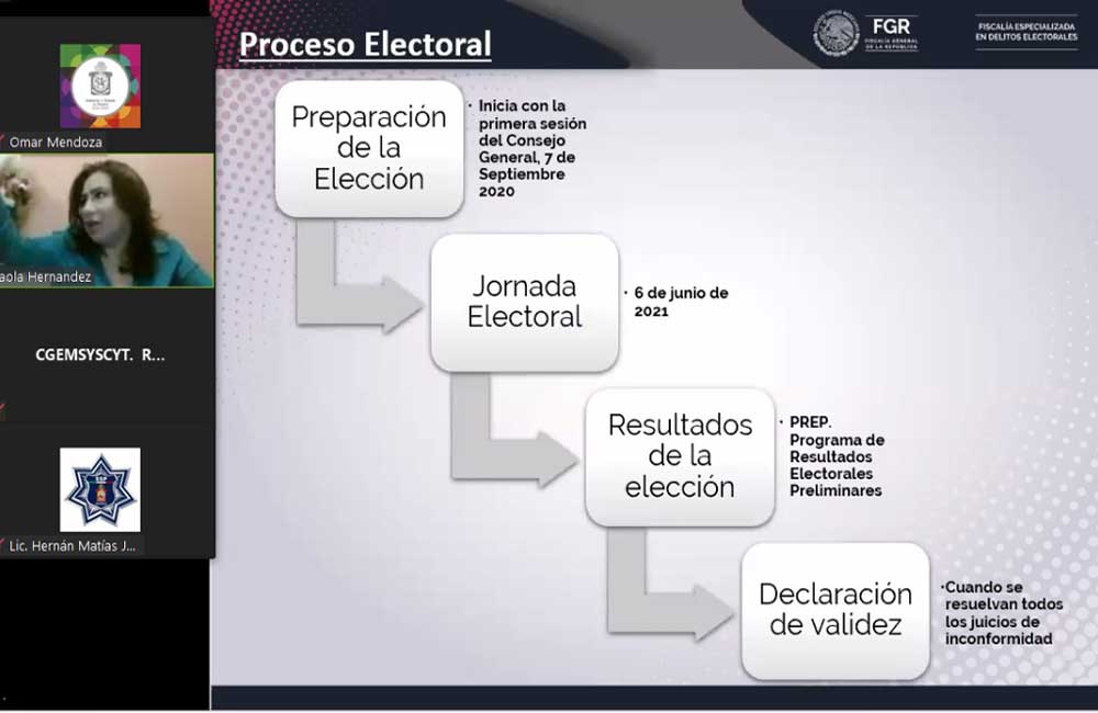 Capacitan a servidores públicos de Oaxaca en materia de delitos electorales