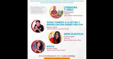 Cápsulas artísticas y culturales para niños y adolescentes, del 1 al 15 de marzo a través de Facebook Cápsulas artísticas y culturales para niños y adolescentes, del 1 al 15 de marzo a través de Facebook
