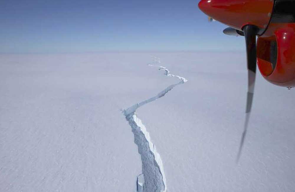 Tamaño del iceberg que se desprendió de la Antártida, equivale a superficie de CDMX