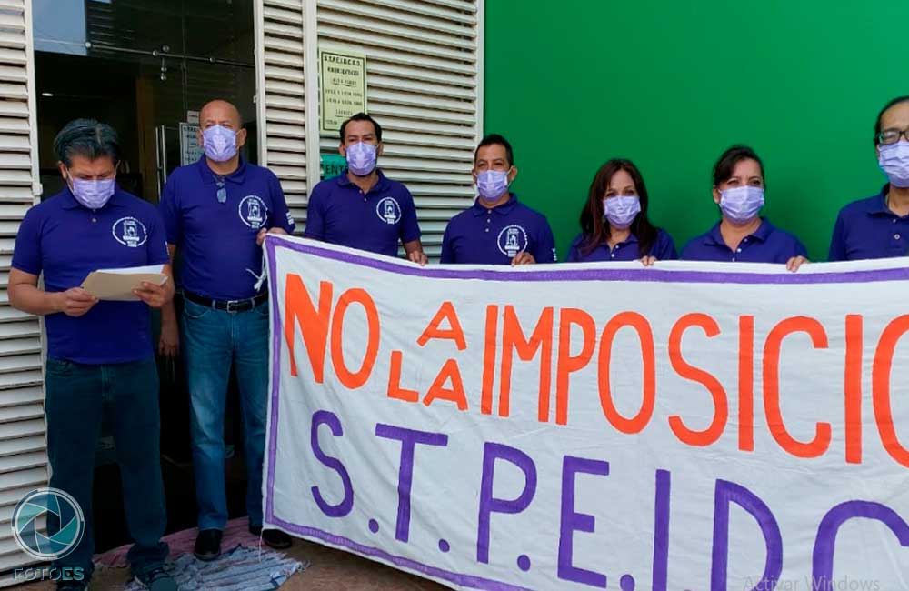 Sindicato de trabajadores de Oaxaca exigen elección de nuevo Comité