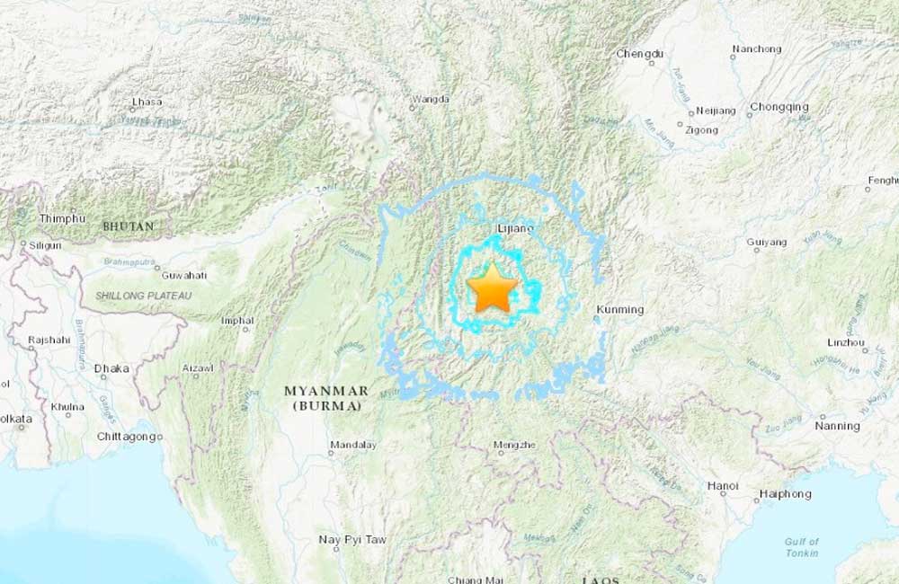 Fuertes terremotos sacuden a China; al menos 2 muertos y 17 heridos
