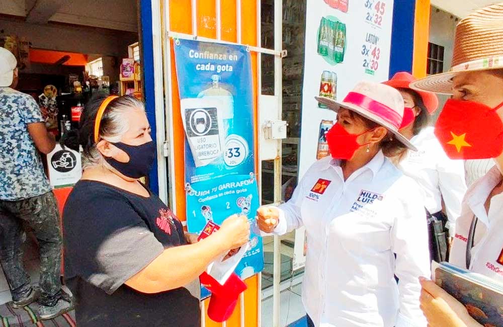 Hilda Luis, rumbo a la victoria en Oaxaca de Juárez con el respaldo del pueblo