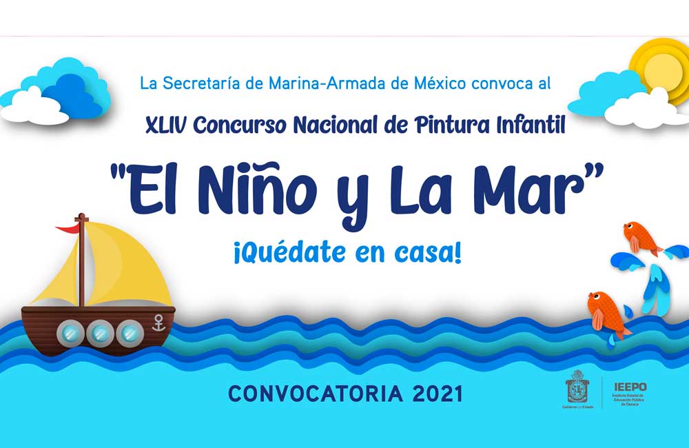 Invitación al concurso nacional de pintura infantil “El Niño y la Mar”