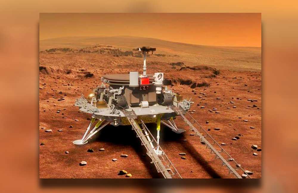 Por primera vez, China llega a Marte con su propio róver