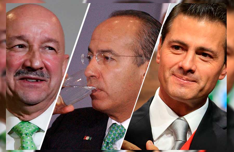 Investiga FGR a Salinas, Calderón y Peña Nieto por denuncia de Lozoya