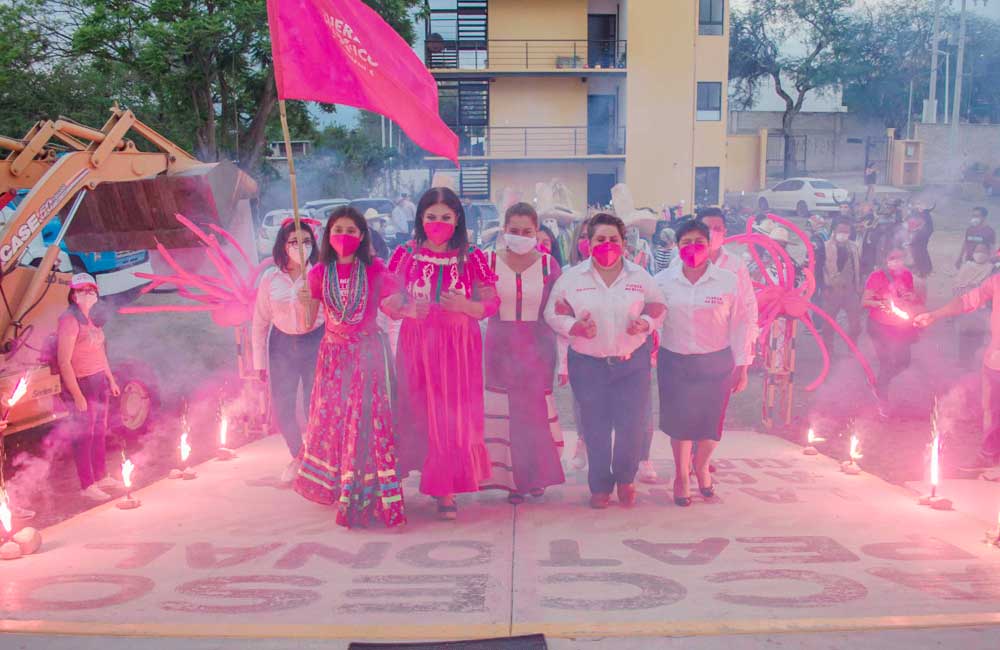 Celebran con fiesta cultural, cierre de campaña de Rita Ramírez en Huajuapan