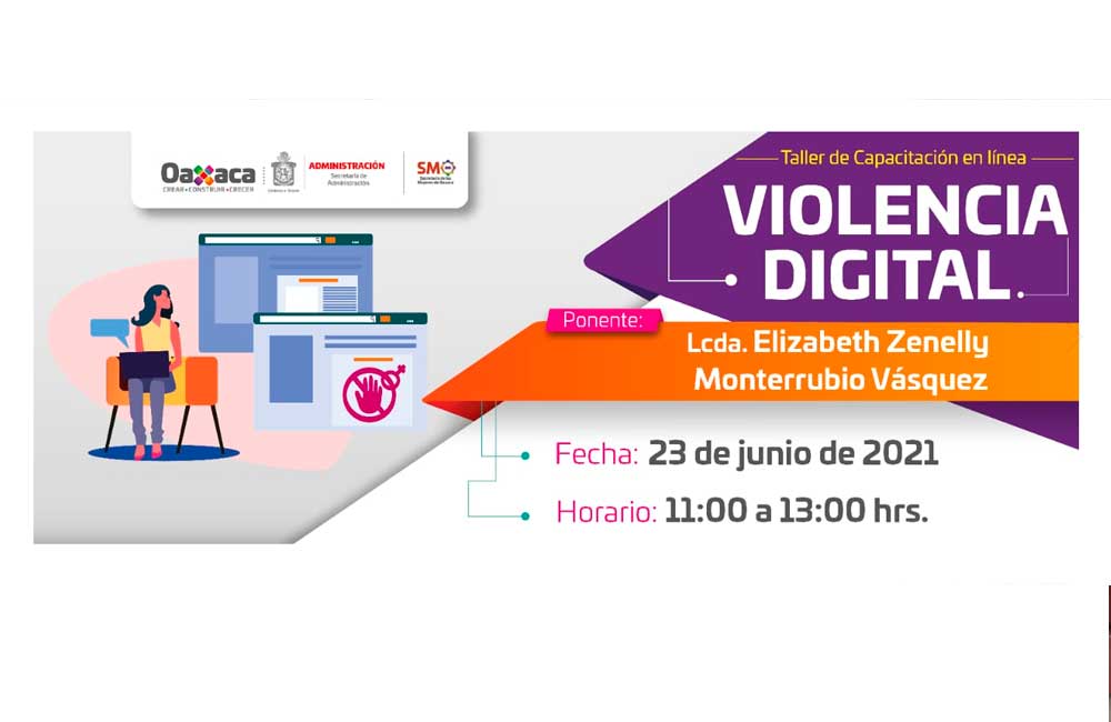 Impartirán taller virtual sobre Violencia Digital para personal administrativo