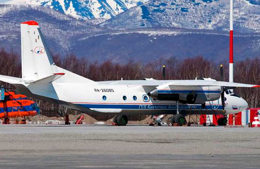 Avión con 28 personas a bordo se estrelló en la península de Kamchatka