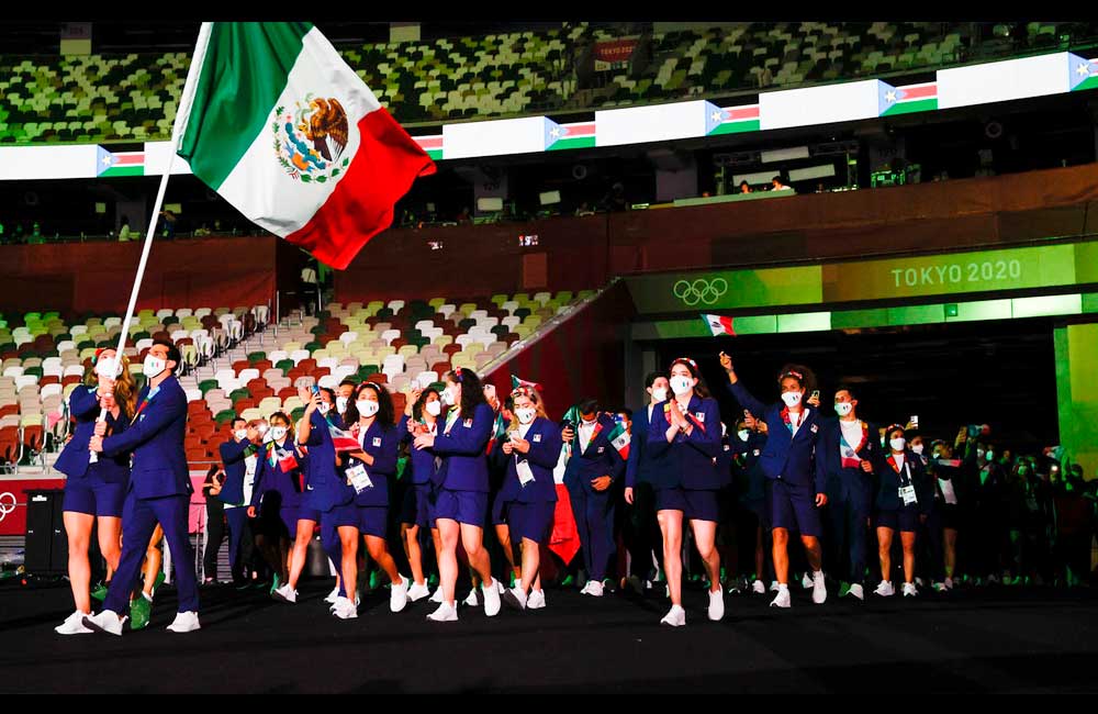 Delegación mexicana lució uniforme de Oaxaca en la Apertura de los Juegos Olímpicos