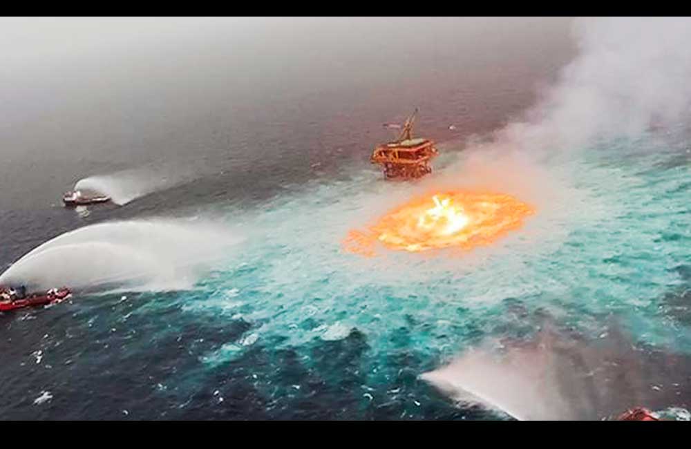 Fuga en el Golfo de México provocará daños ambientales irreversibles: Azul