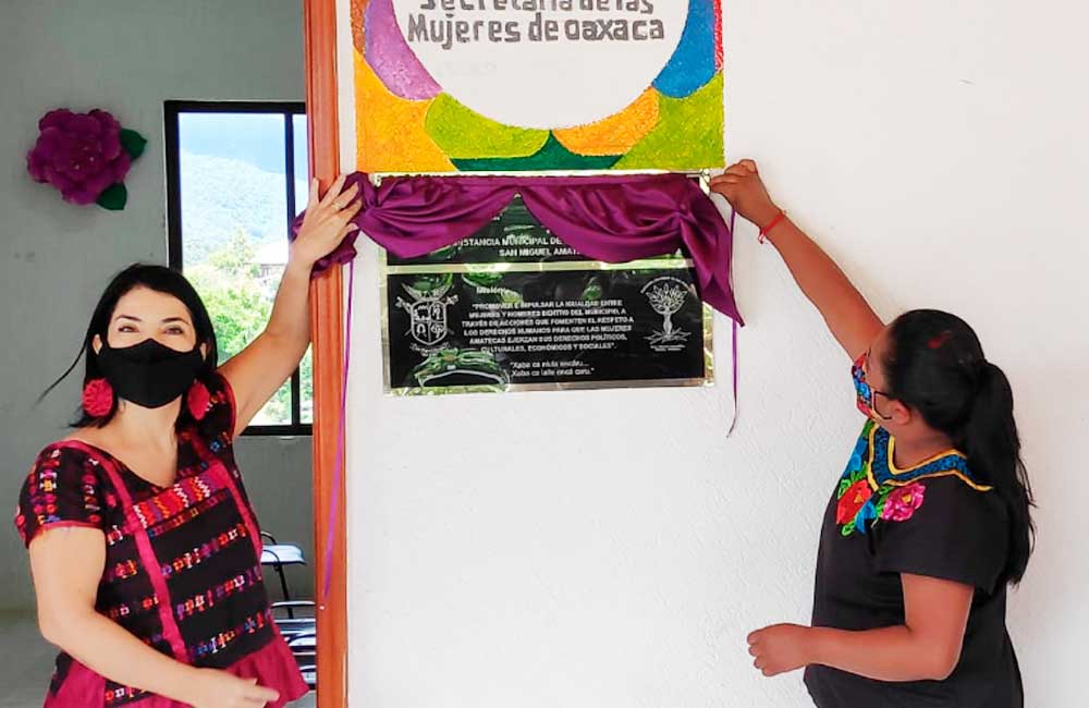 Inaugura SMO Instancia Municipal de las Mujeres de Amatlán