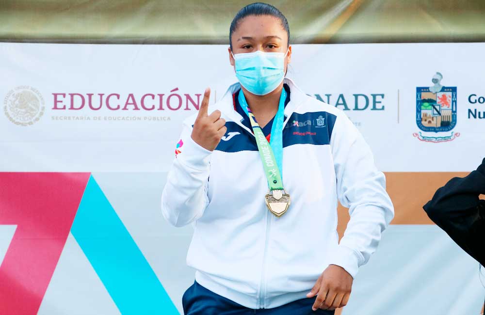 Gana Mayela Orozco medalla de oro en prueba de jabalina