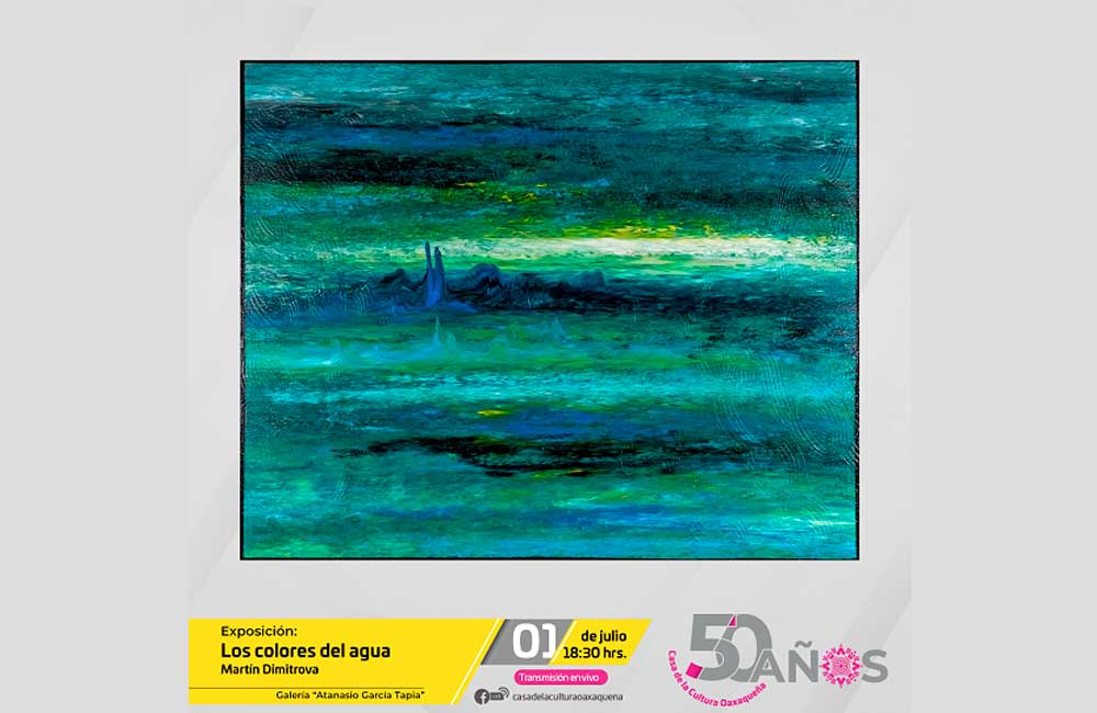 Presentará CCO “Memorial de 50 años” y “Los colores del agua” de Martín Dimitrova