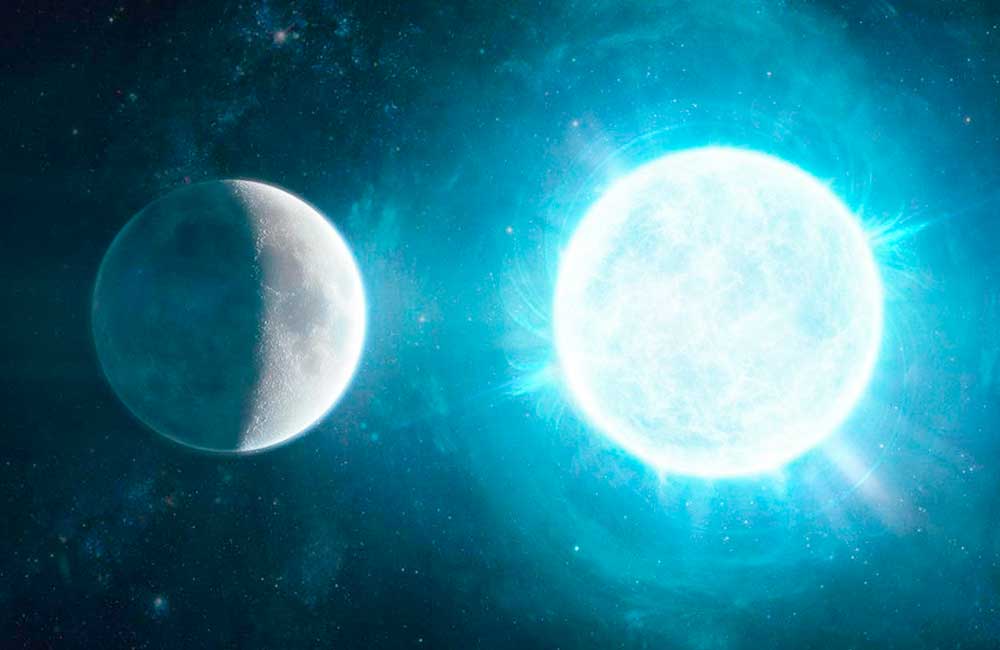 Identifican estrella del tamaño de la Luna, pero más poderosa que el Sol
