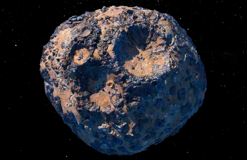 El extraño asteroide “Psyche”, con un valor superior a la economía mundial de la Tierra