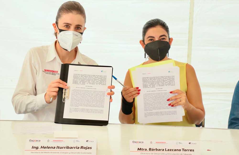 Gobierno de Oaxaca y SiKanda AC firman convenio de colaboración para “Reciclaje Inclusivo”
