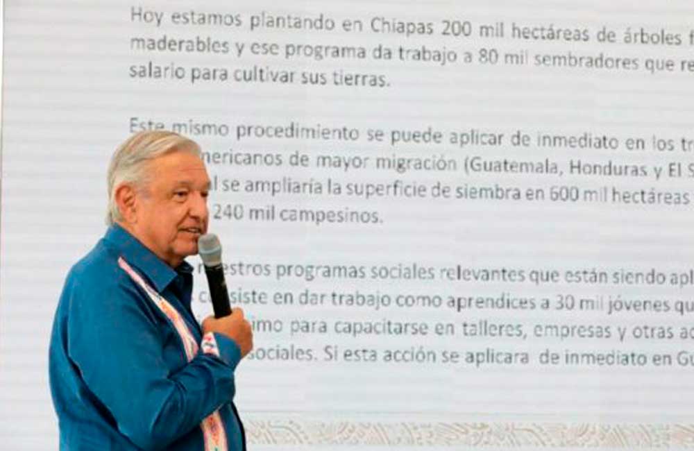 Programas sociales en Centroamérica retendrían a 330 mil personas, dice AMLO a Biden