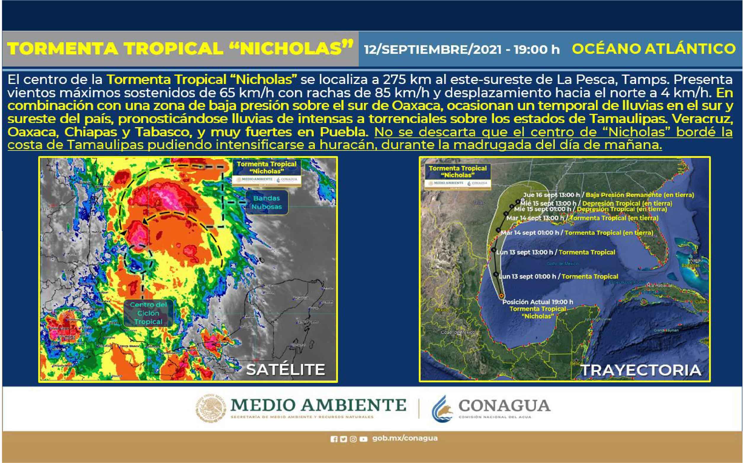Gobierno del Estado define acciones ante la presencia de la tormenta tropical 29 en el Istmo