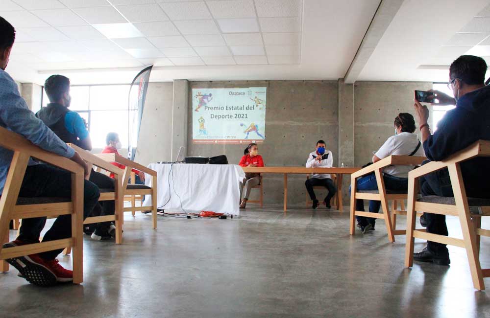 Presenta Incude Oaxaca convocatoria del Premio Estatal del Deporte 2021