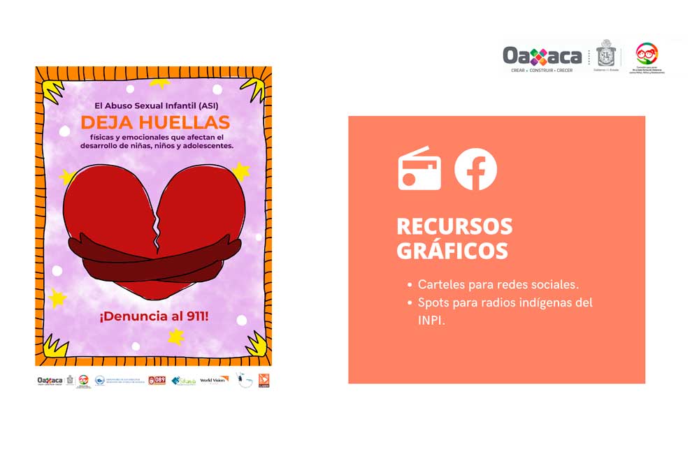 Presentan campaña “ASI NO #YoSíTeCreo contra el abuso sexual infantil”
