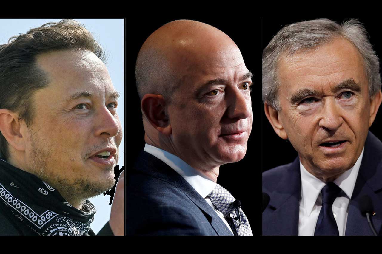 Conoce la lista de los 10 hombres más ricos del mundo en lo que va del 2021