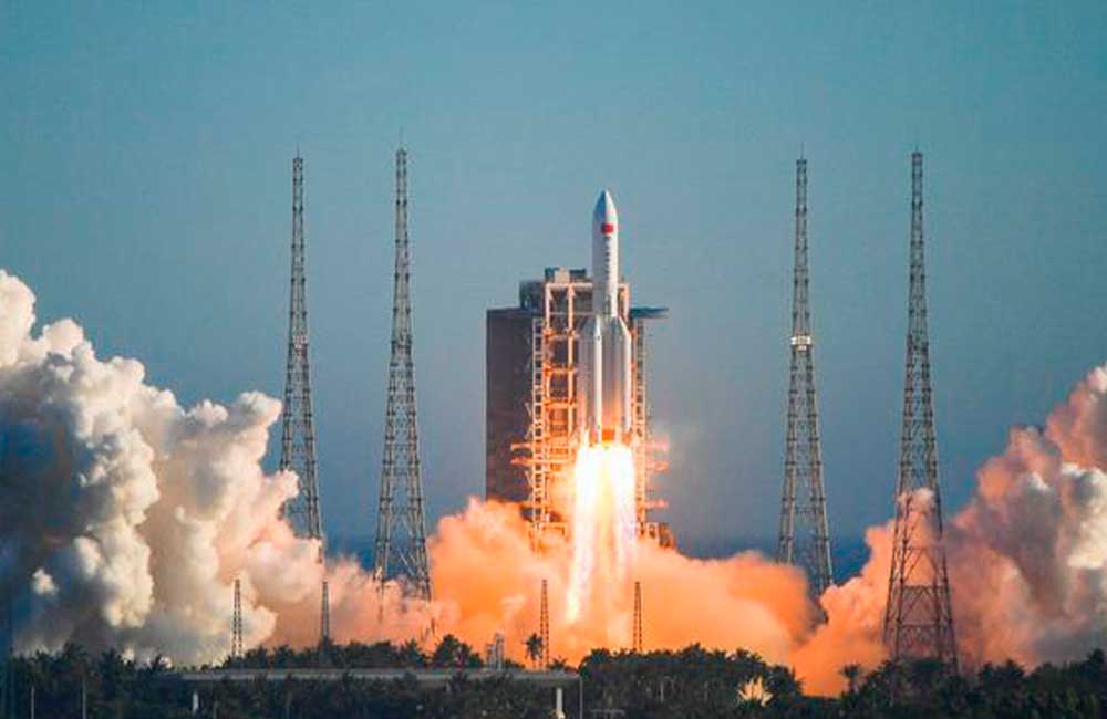 China desarrolla un cohete portador pesado capaz de “lanzar una estación espacial Tiangong de una sola vez”