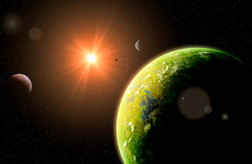 Descubren un excéntrico exoplaneta con temperatura variable que podría albergar agua