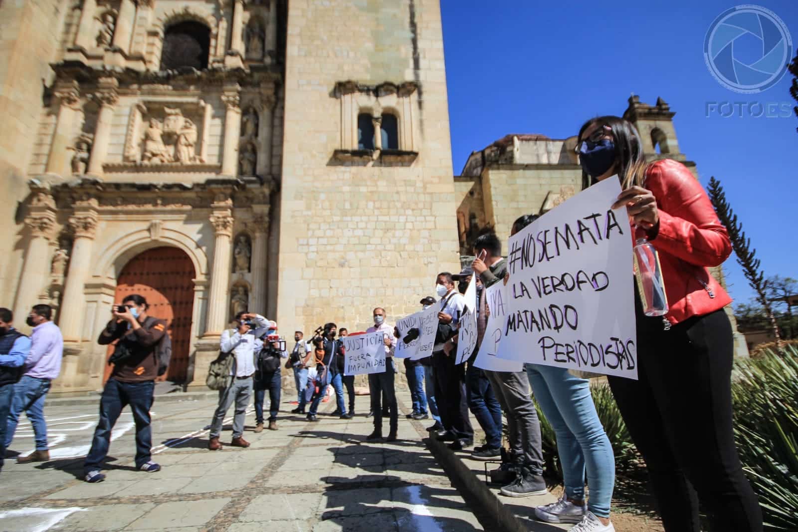 Periodistas de Oaxaca exigen justicia y un alto a la violencia contra colegas