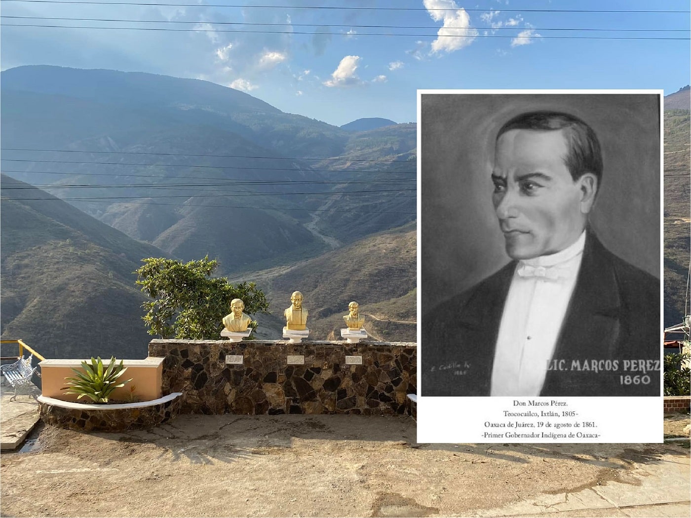 Celebran el 217 Aniversario del Natalicio de Marcos Pérez Santiago en Teococuilco