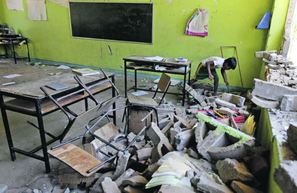 Incumple IOCIFED con reconstrucción de escuelas dañadas por sismos