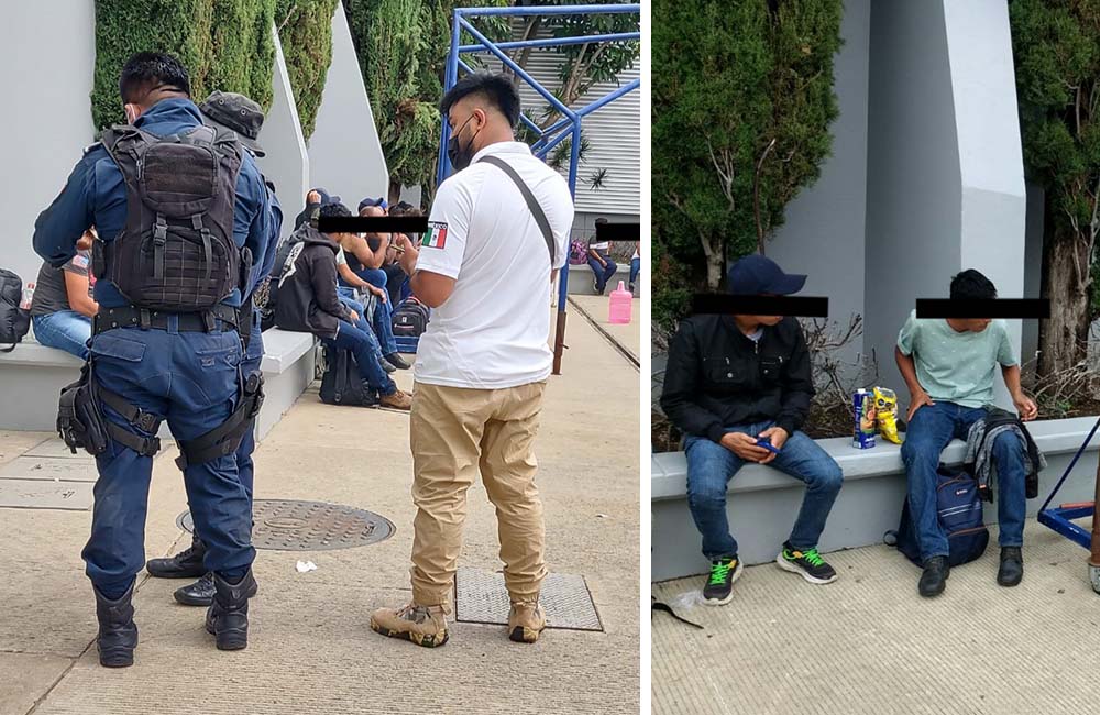 Rescata Policía Estatal de Oaxaca a 23 migrantes y detiene a dos personas