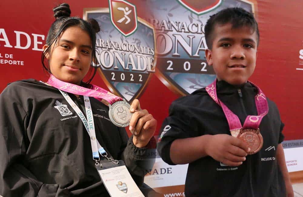 Plata y bronce para atletas de Oaxaca en Paranacionales Conade 2022