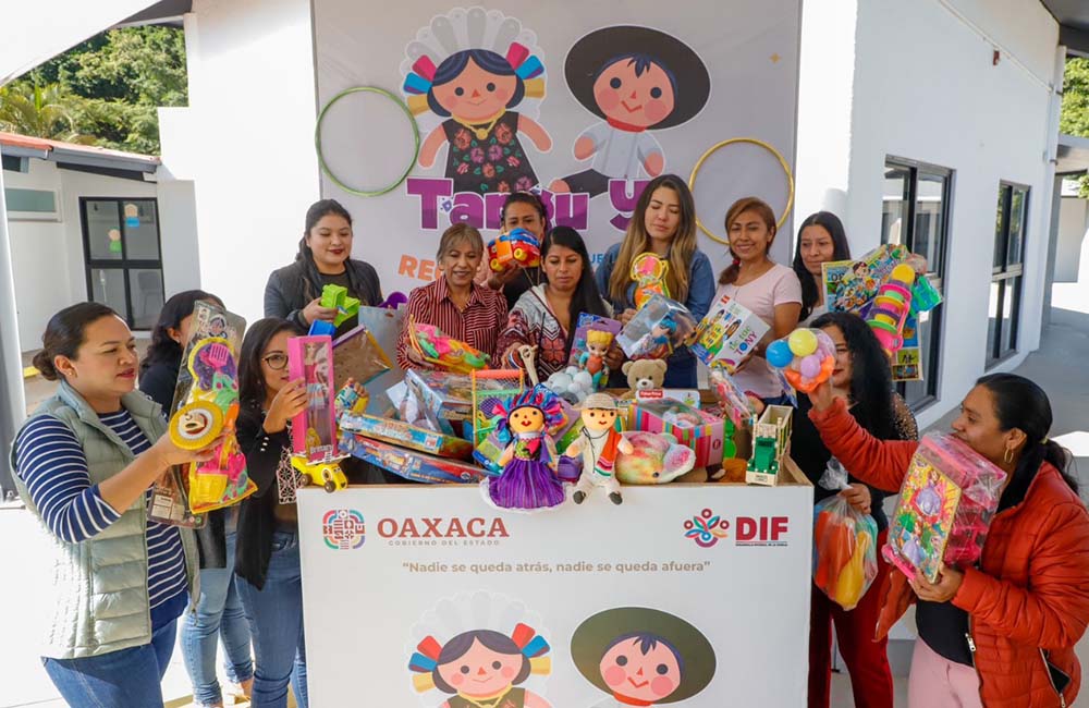 Arranca “Tangu Yú”, campaña de donación de juguetes para la niñez oaxaqueña