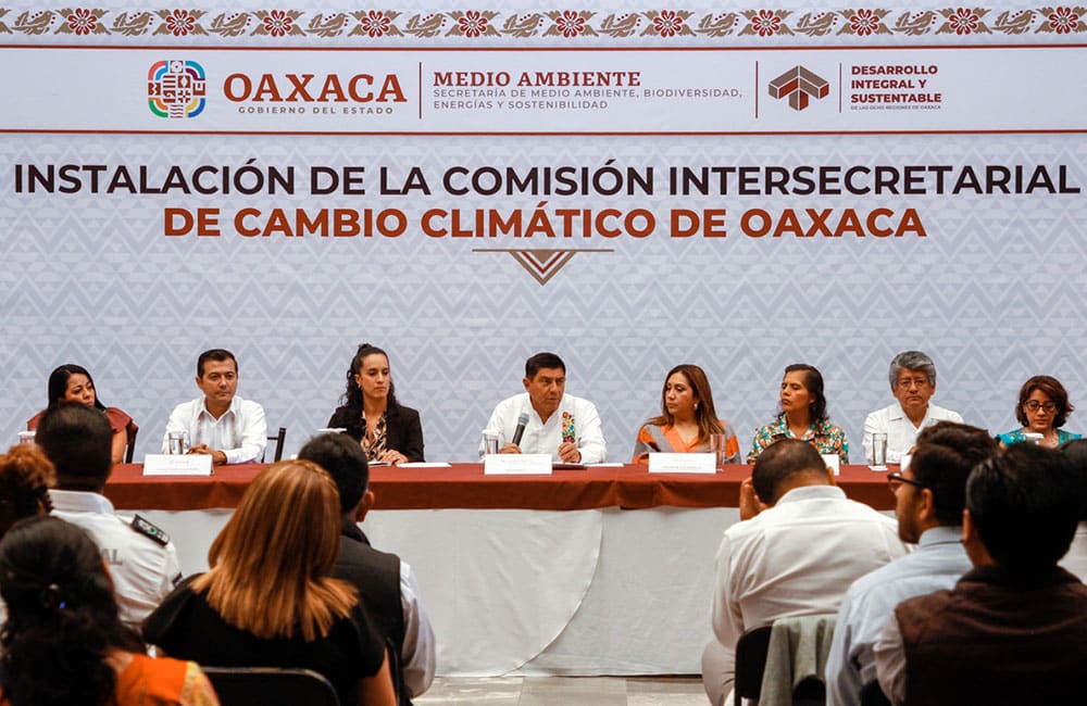 Emprende Gobierno de Oaxaca acciones para mitigar el cambio climático