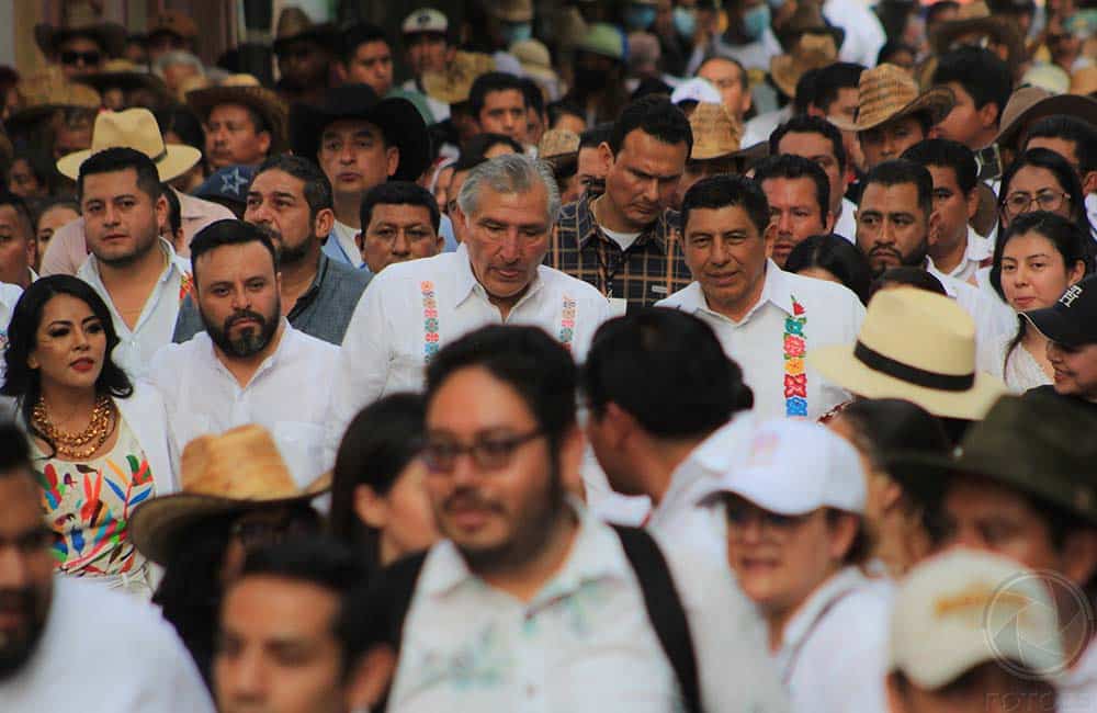 “No le voy a fallar a Oaxaca”, asegura Salomón Jara en su Informe de 100 días