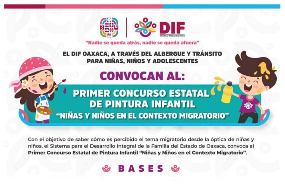 Convocan a participar en 1er Concurso de Pintura Infantil sobre contexto migratorio