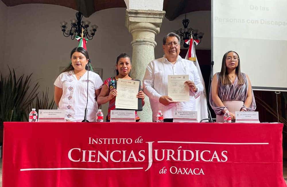 Suscriben convenio DIF Estatal y el Instituto de Ciencias Jurídicas de Oaxaca
