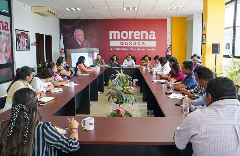 Evalúa Morena escenario político rumbo a las elecciones del 2024 en Oaxaca