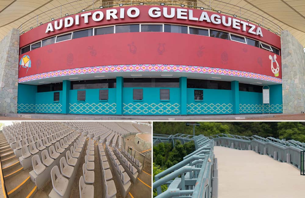 Concluyen obras de rehabilitación y mejoramiento del Auditorio Guelaguetza