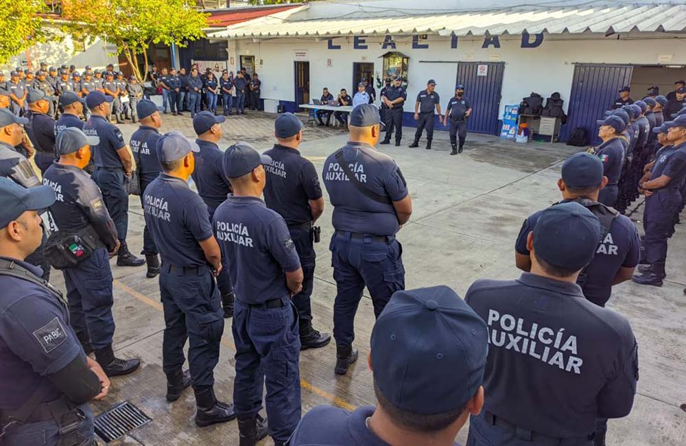 Se suman 100 elementos de la PABIC a la Policía Estatal de Oaxaca