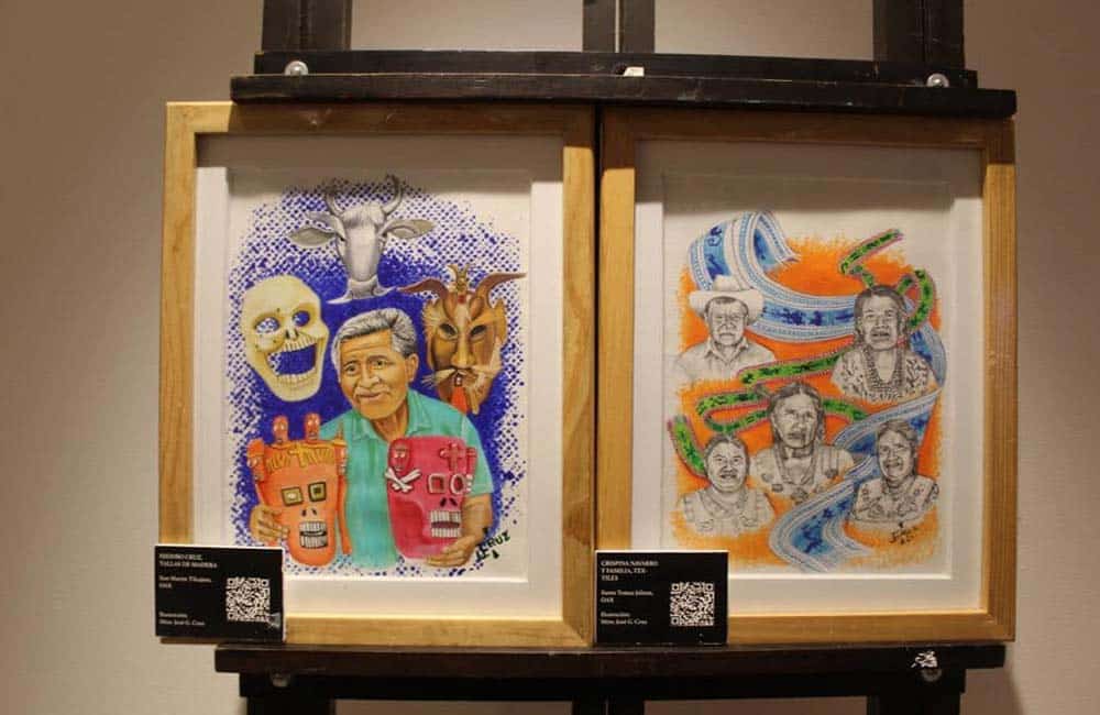Obras inspiradas en Benito Juárez se exhiben en la Casa de la Cultura Oaxaqueña