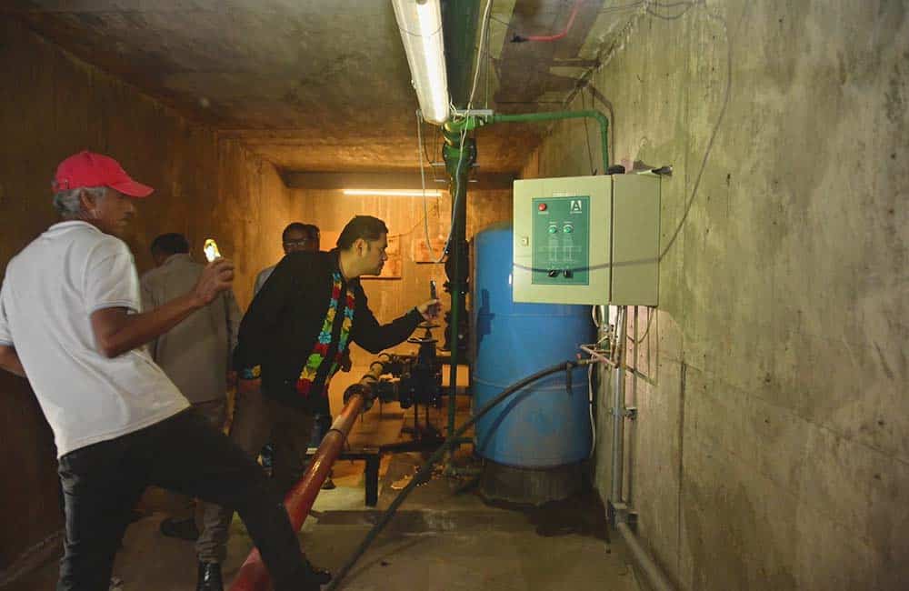 Supervisa Soapa instalación hidráulica y sanitaria en Auditorio Guelaguetza y CCCO