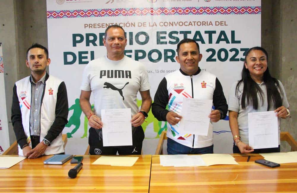 Emite Gobierno de Oaxaca la convocatoria del Premio Estatal del Deporte 2023