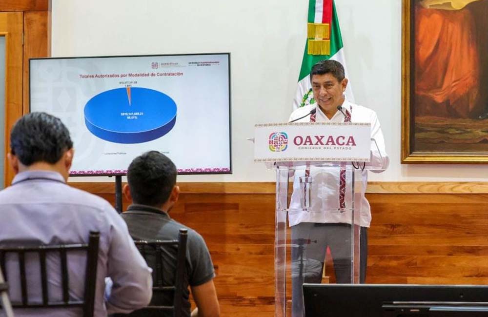 98.51% de las obras en Oaxaca ahora son por licitación pública