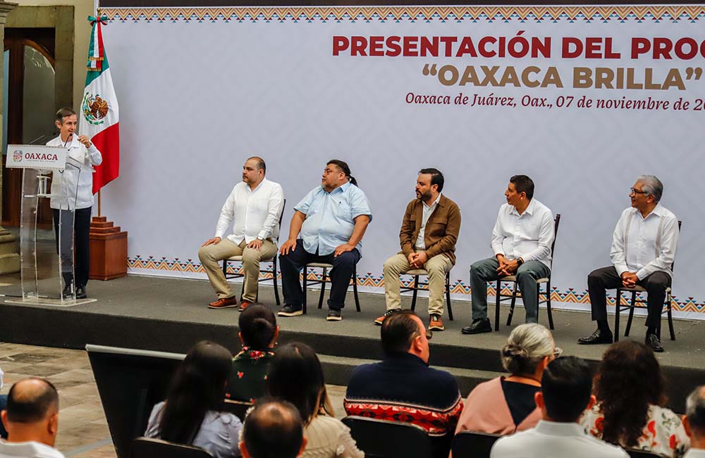 Gobierno de Oaxaca e Iberdrola México presentan proyecto “Oaxaca Brilla”