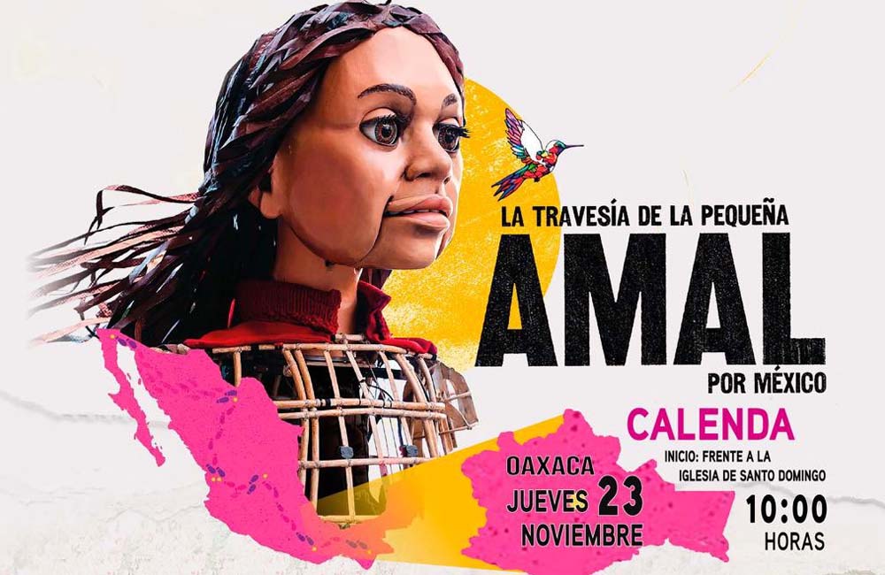 Llega AMAL a Oaxaca para dar un mensaje de paz sobre migración