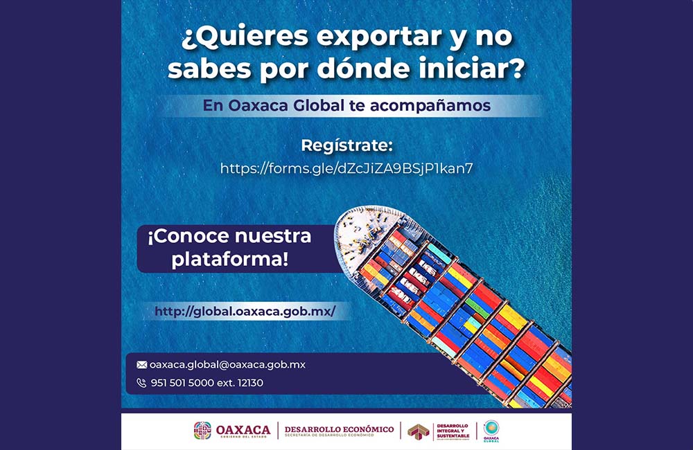Invita Gobierno del Estado a Mipymes a participar en Oaxaca Global