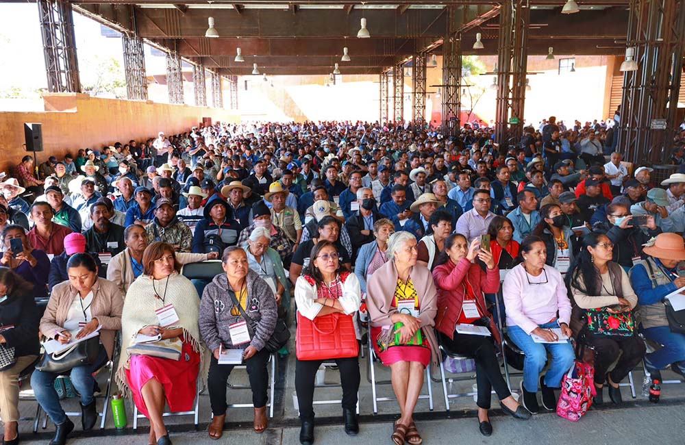 Realizan encuentro con 680 representantes de Ejidos y Comunidades de Oaxaca