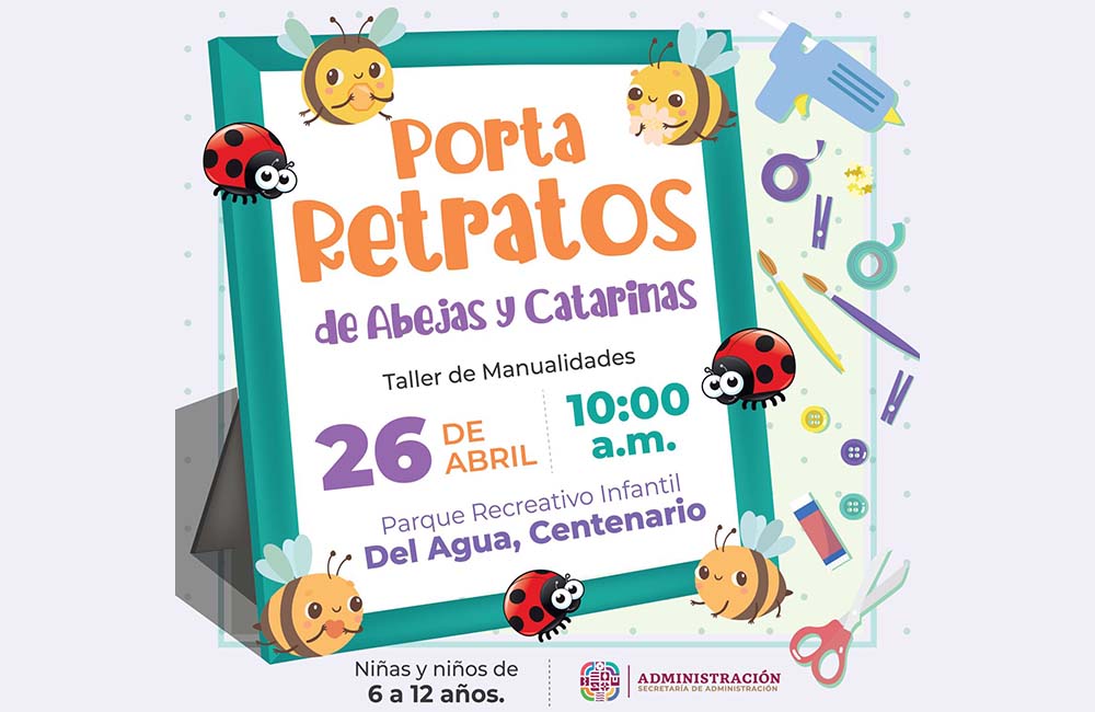 Invitan al taller infantil de manualidades en el Parque Del Agua Centenario