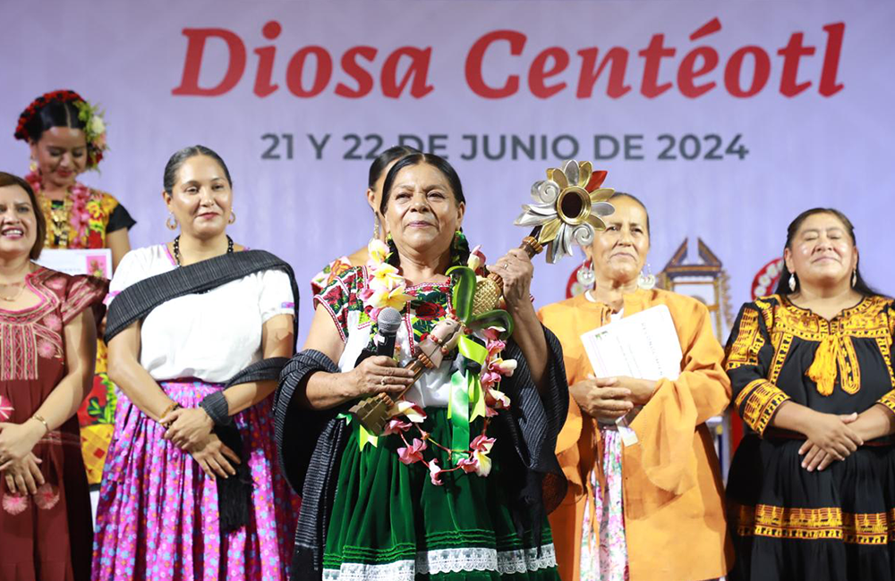 ¡Juana Hernández López, de Santiago Juxtlahuaca, la Diosa Centéotl 2024!